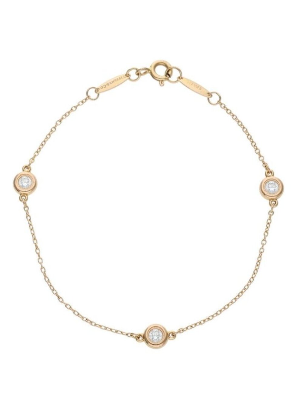 Tiffany & Co Elsa Peretti by the Yard 18k Yellow Gold Diamond Bracelet
